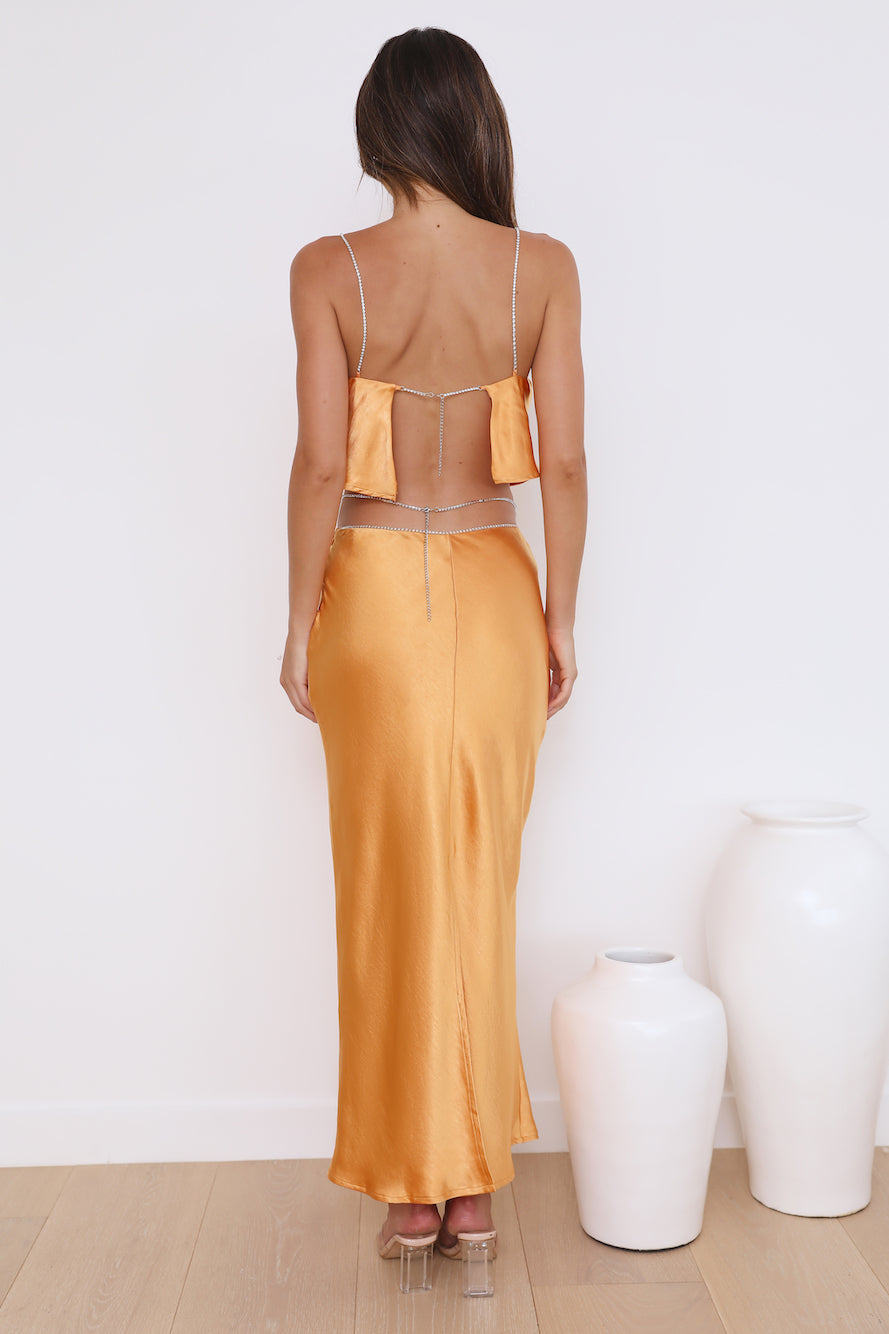 Luxe Dream Crop Top Mango