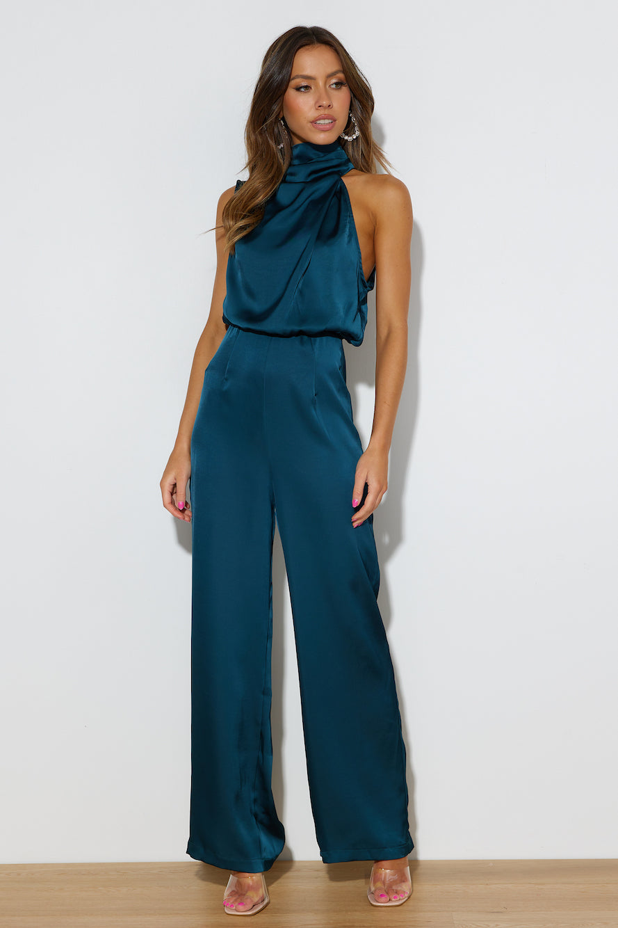 Youthful Days Jumpsuit Teal