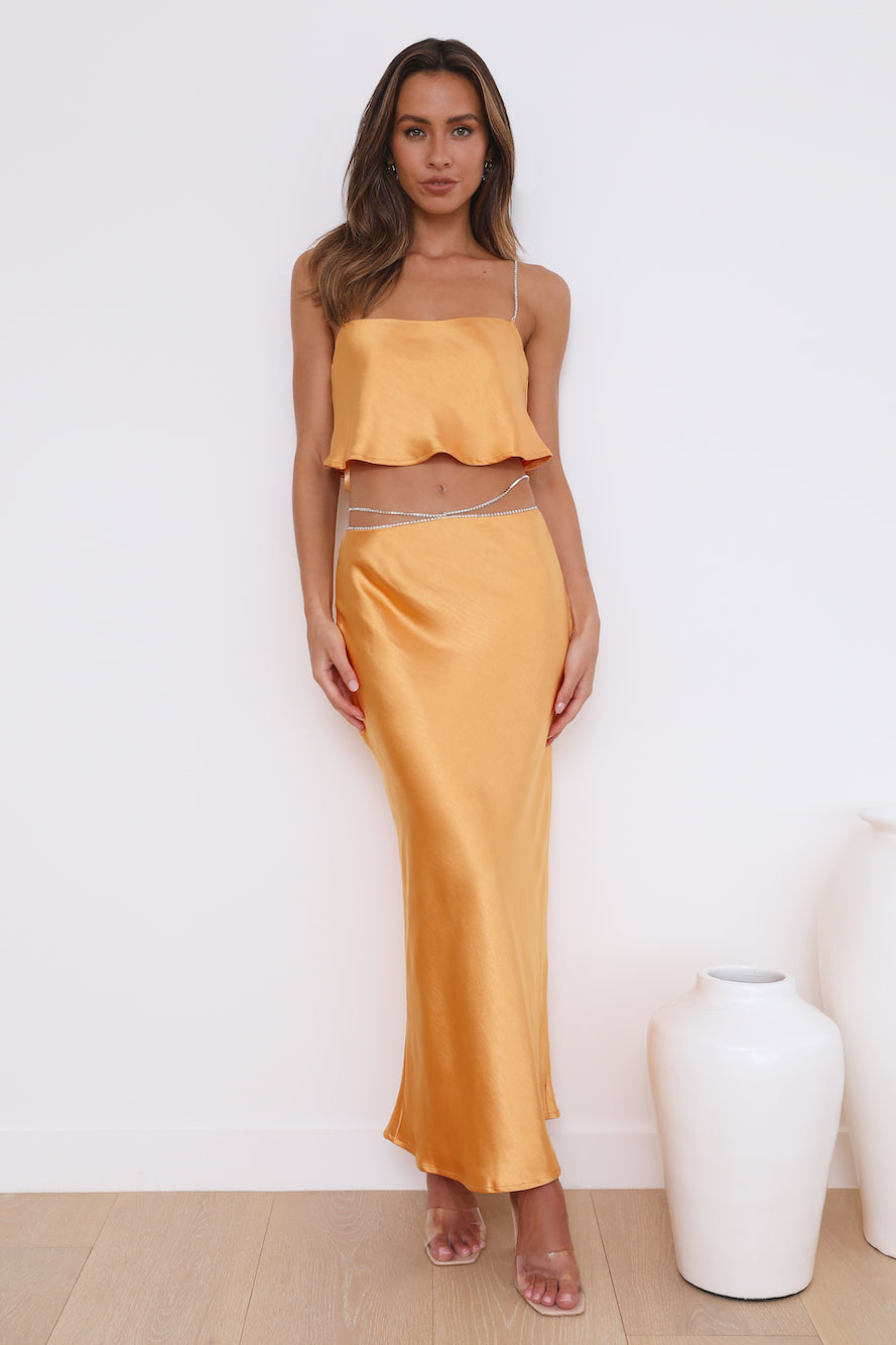 Luxe Dream Crop Top Mango
