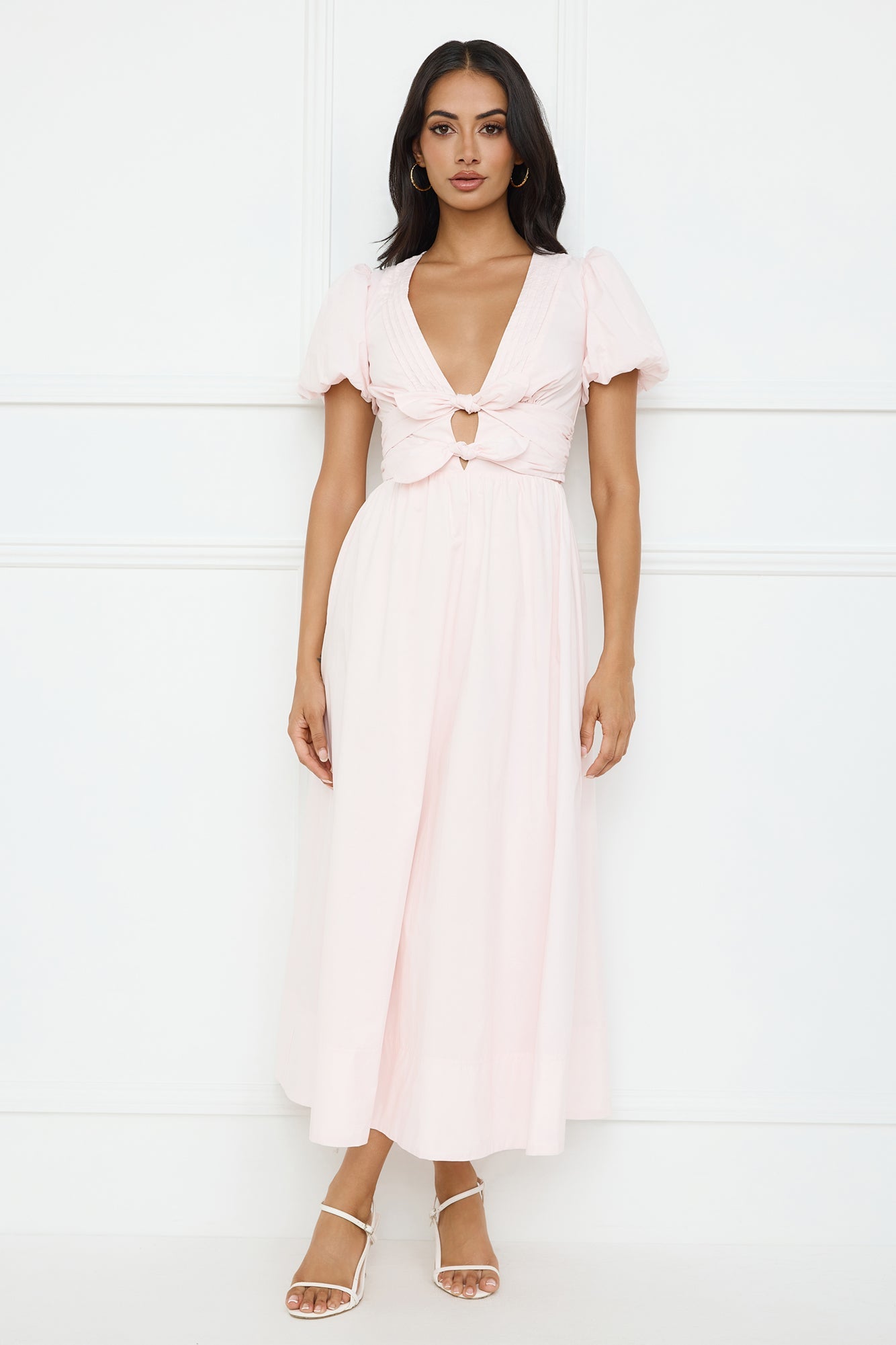 Peach Fizz Maxi Dress Pink