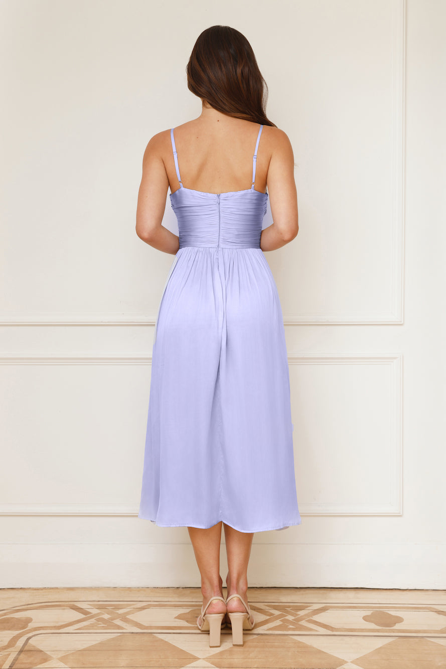 Everlasting Embrace Midi Dress Lavender