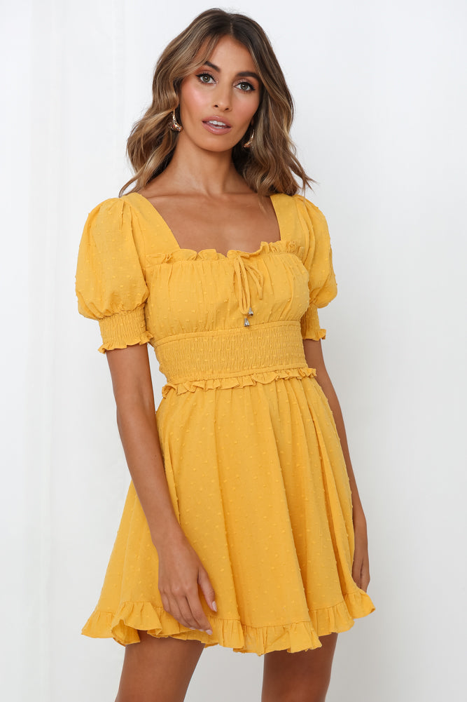 Holland Houses Dress Mustard