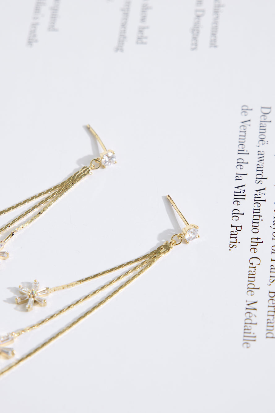 18k Gold Plated Marigold Earrings Gold