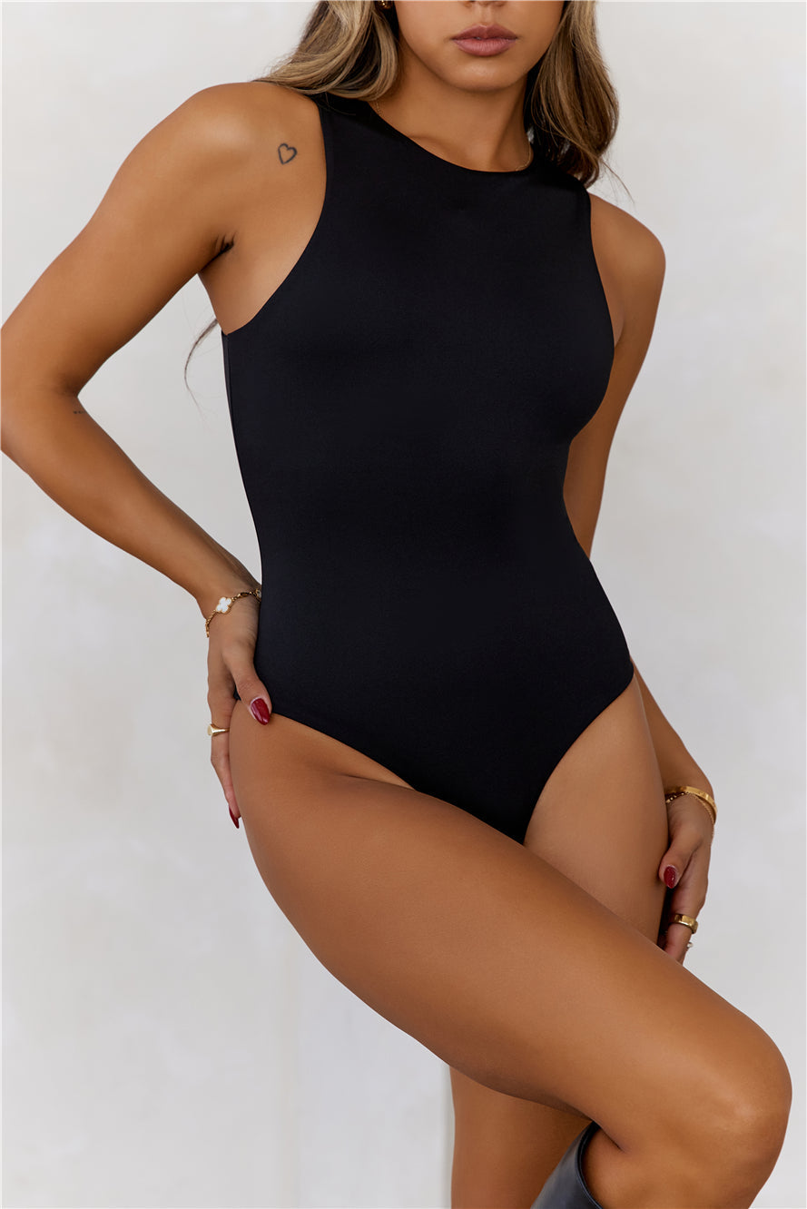BASE Repeat After Me Bodysuit Black