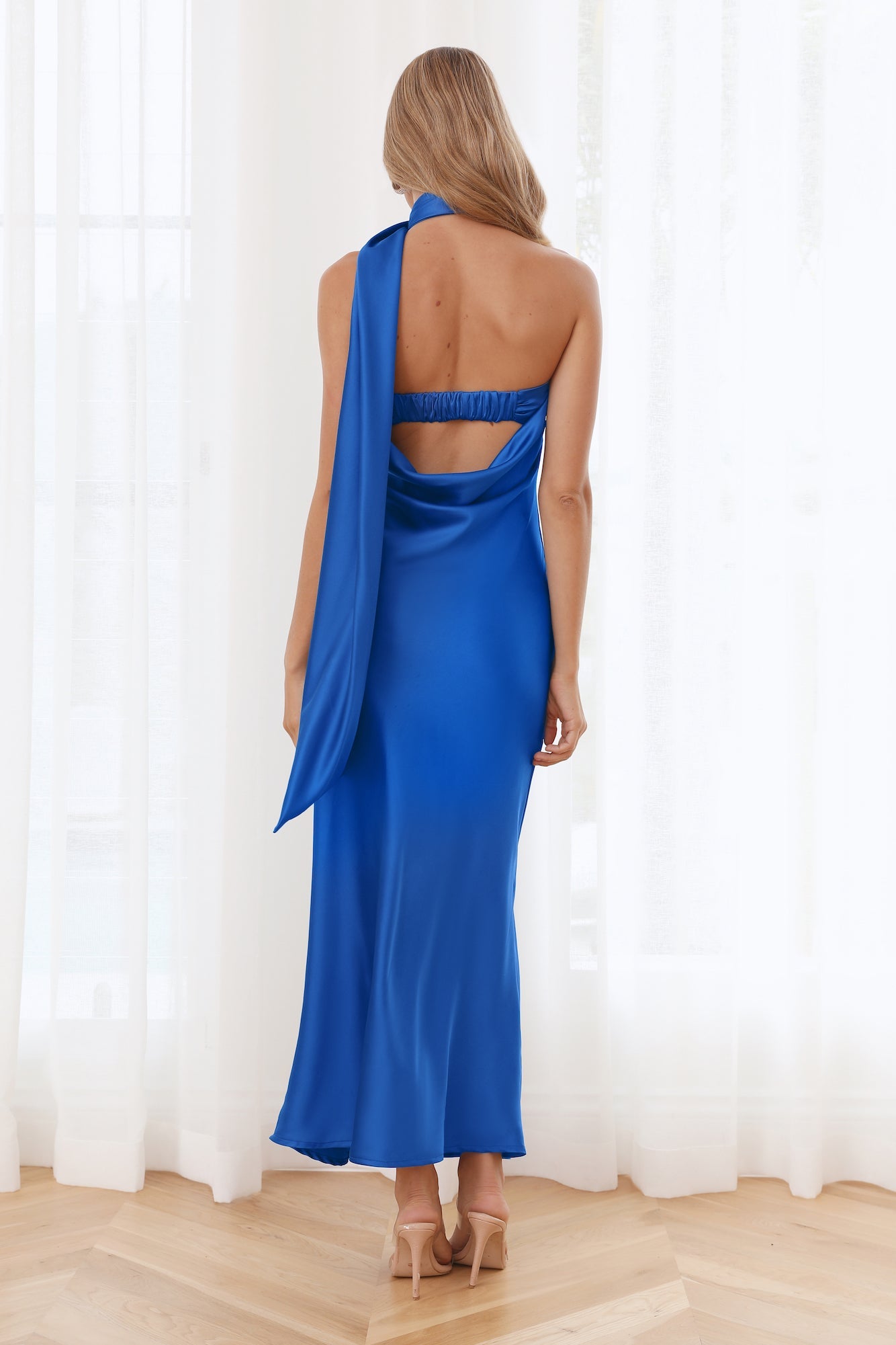 Attraction Stolen Maxi Dress Blue