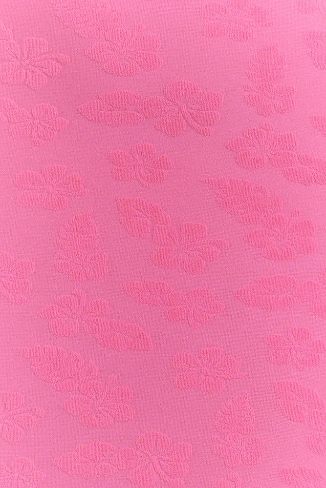 Fresh As The Tropics Midi Dress Pink