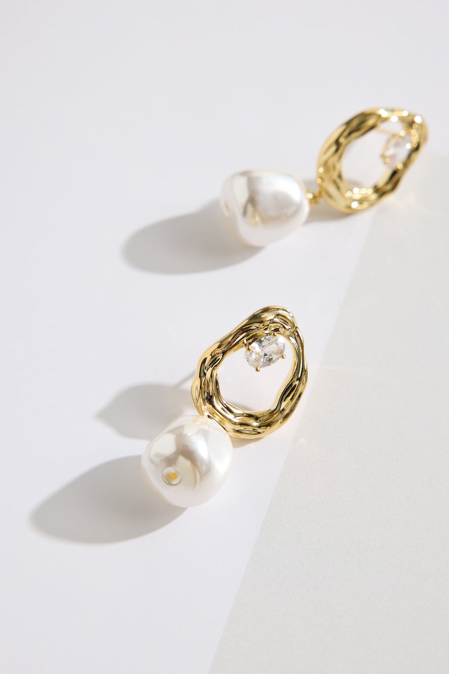 18k Gold Plated Felicity Earrings Gold