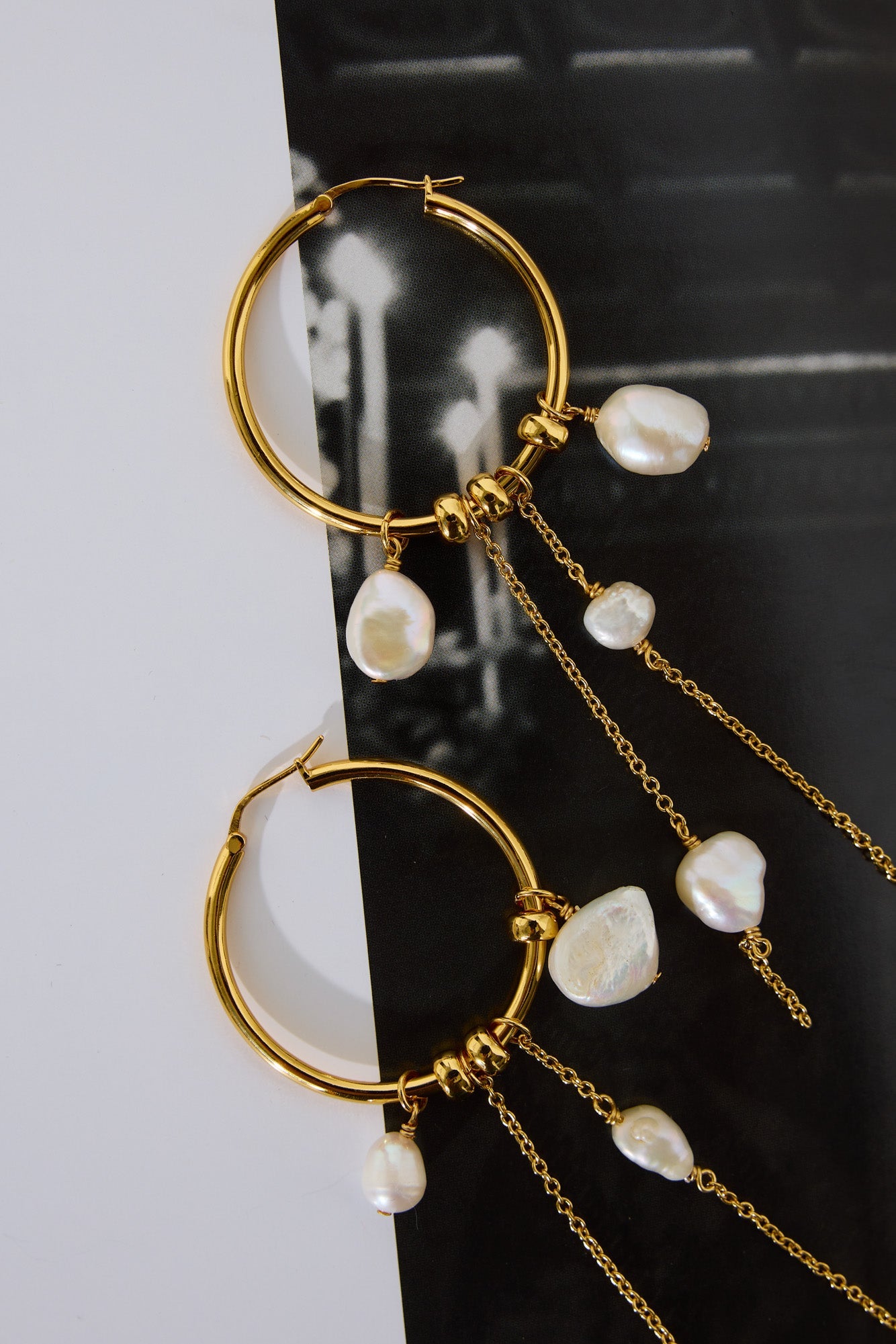 18k Gold Plated Surf Side Earrings Gold