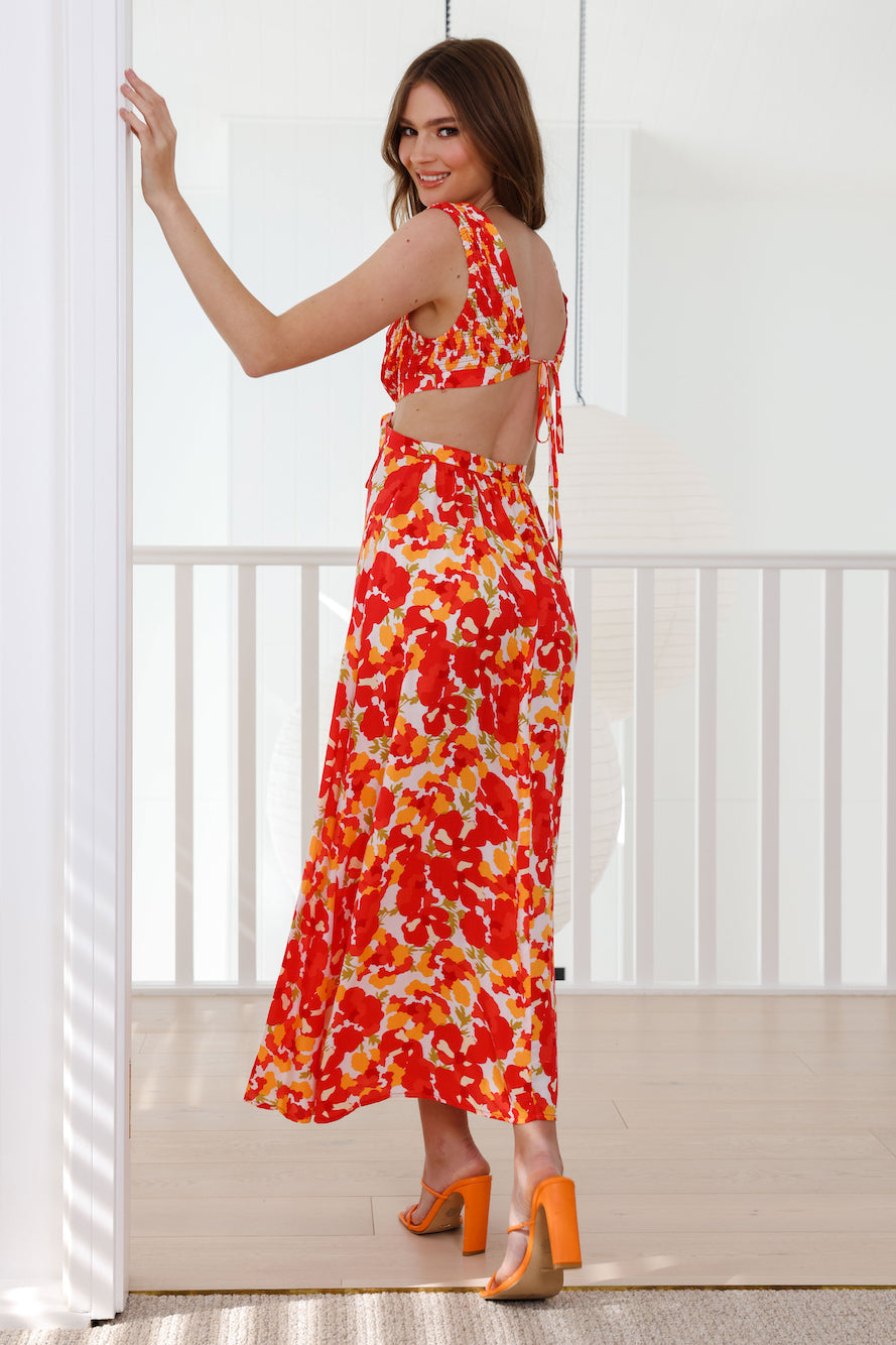 Free Love Maxi Dress Red