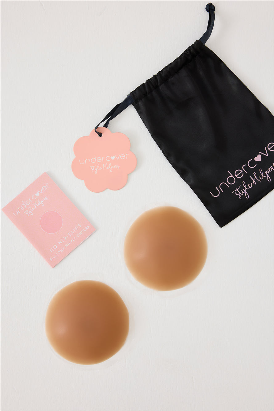 10cm No Nip Slips Nipple Covers Dark