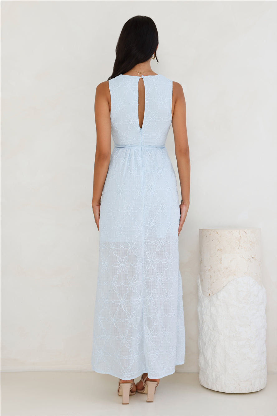Live Loud Maxi Dress Blue