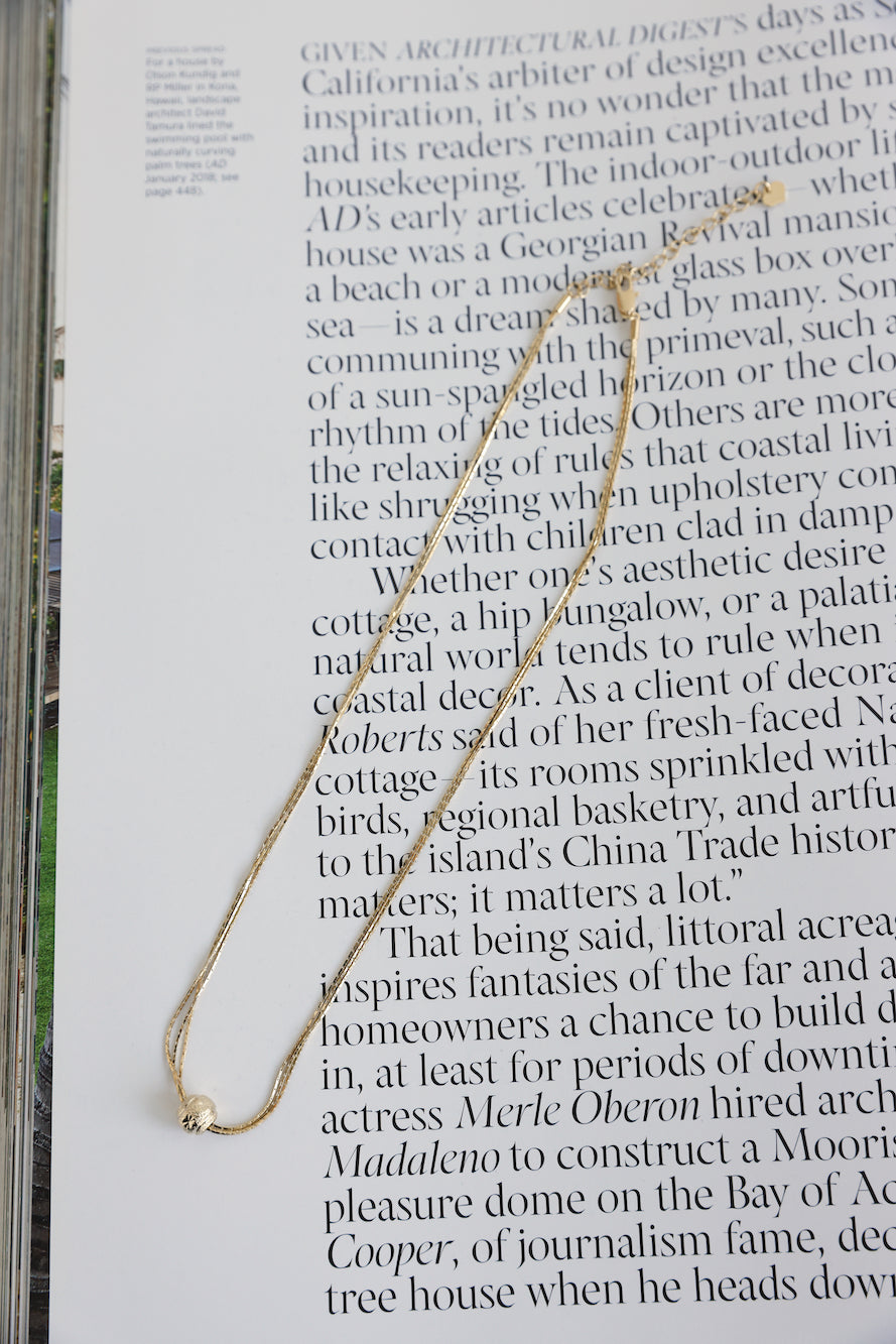 18k Gold Plated Kiana Necklace Gold