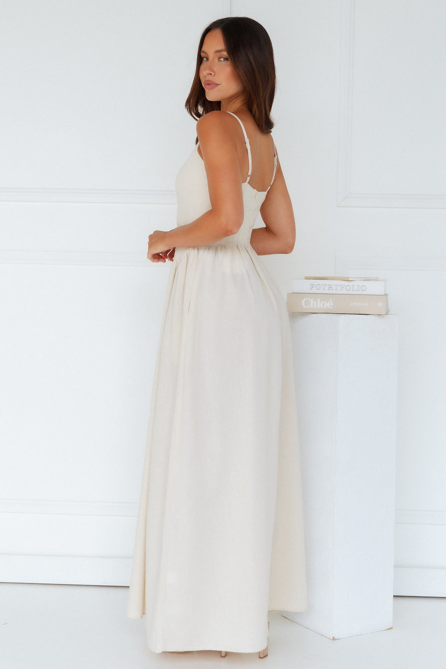 Zephy Maxi Dress Sand