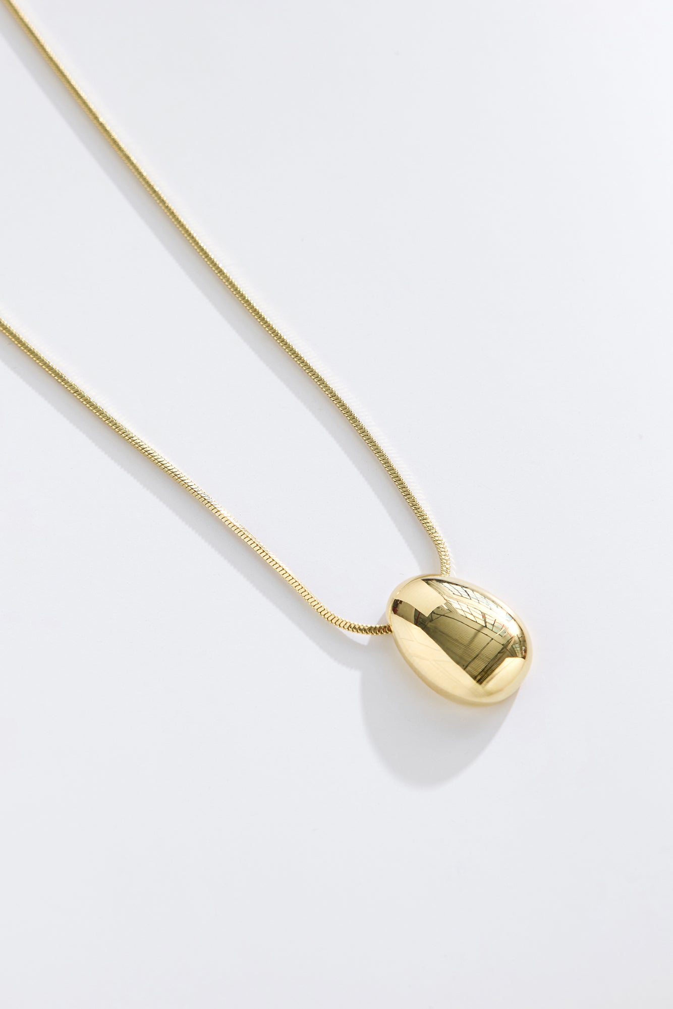 18k Gold Plated Winter Sun Necklace Gold