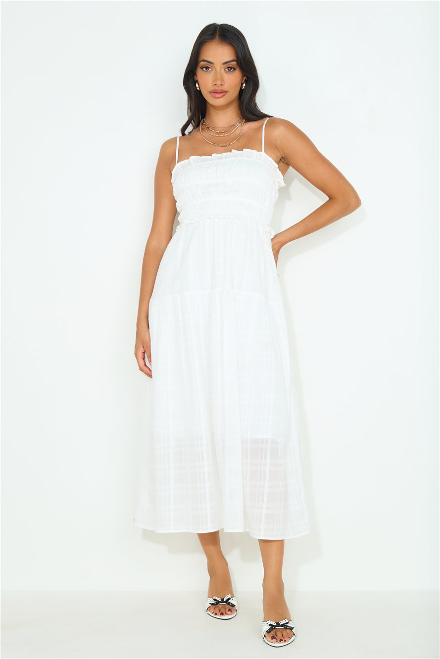 Resetting Midi Dress White