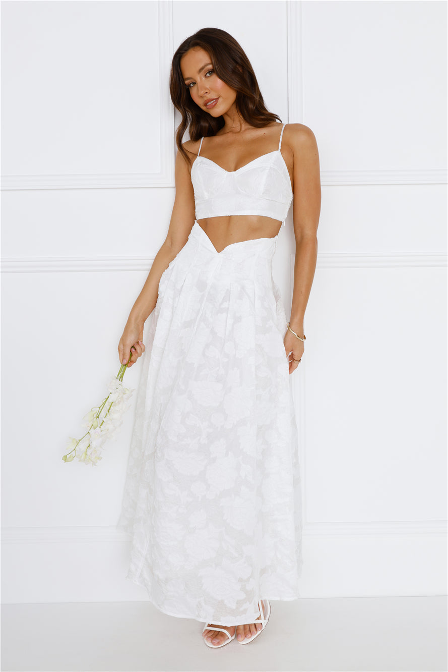 Simply Unique Crop Top White