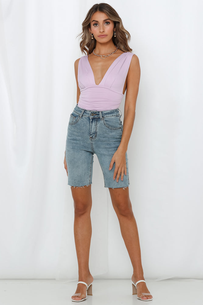 Out And About Bodysuit Purple