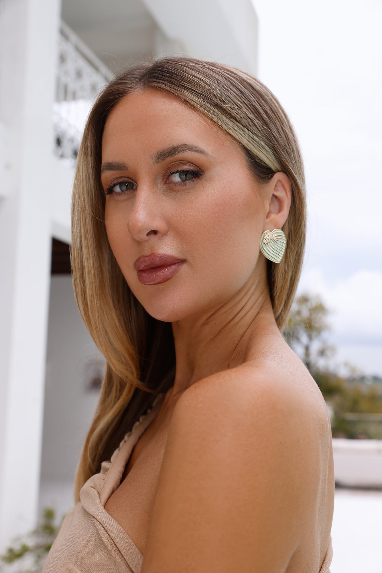 18k Gold Plated Autumn Earrings Gold