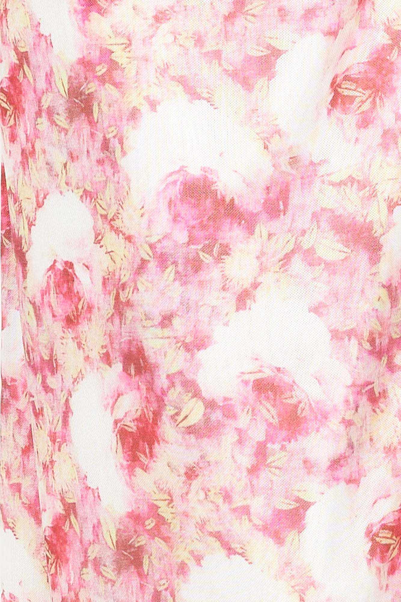 Sneak Up Mesh One Shoulder Maxi Dress Pink