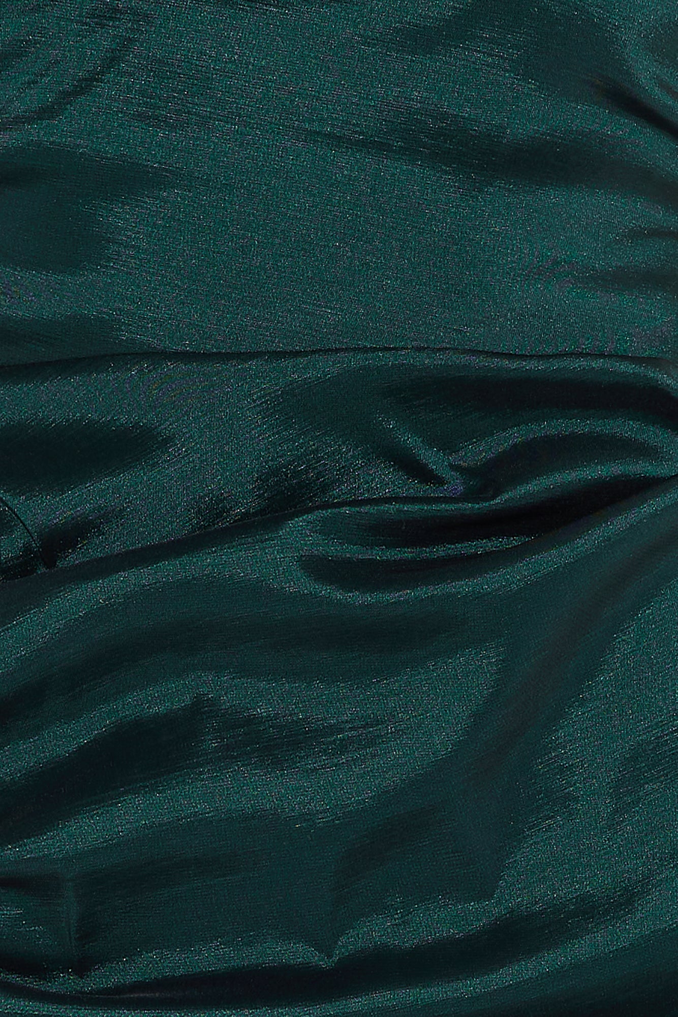 Style Finesse Strapless Satin Maxi Dress Forest Green