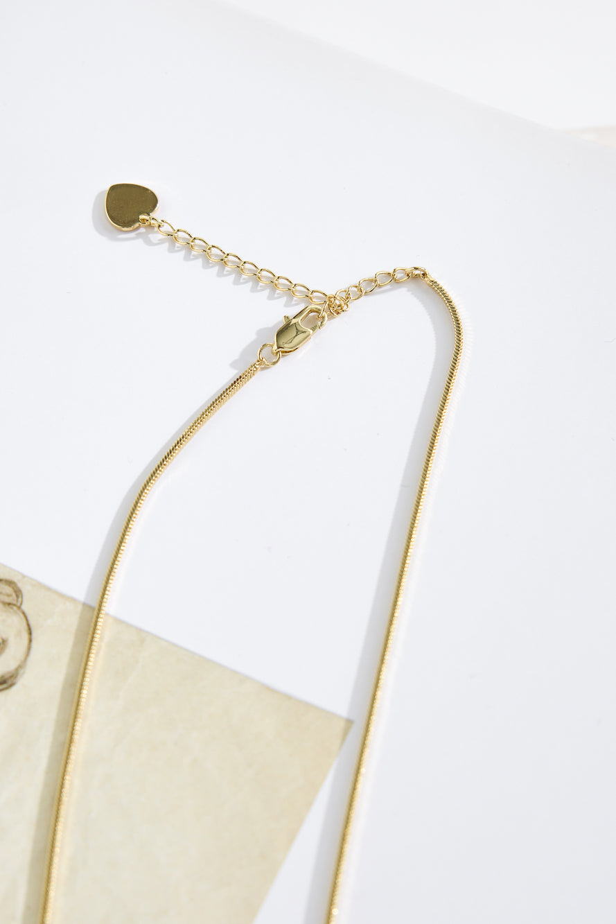 18k Gold Plated Winter Sun Necklace Gold