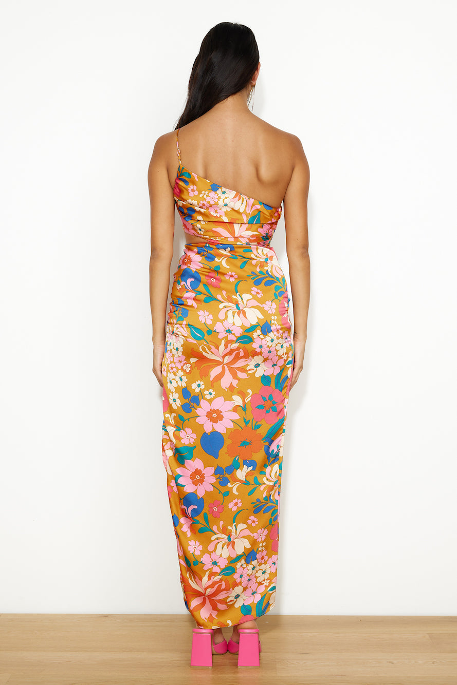 Pretty Fun Maxi Dress Orange