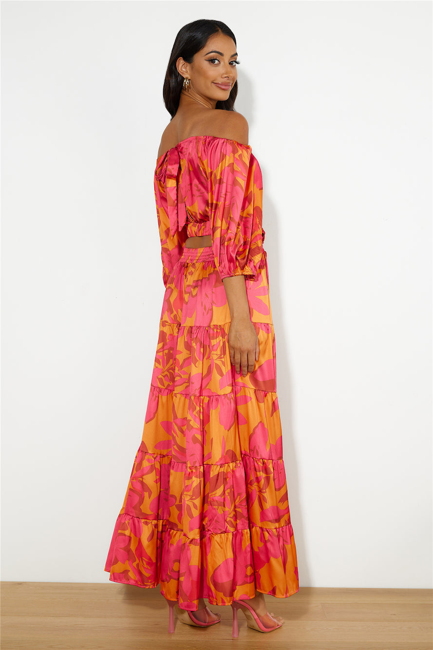 Her Time To Shine Maxi Dress Pink