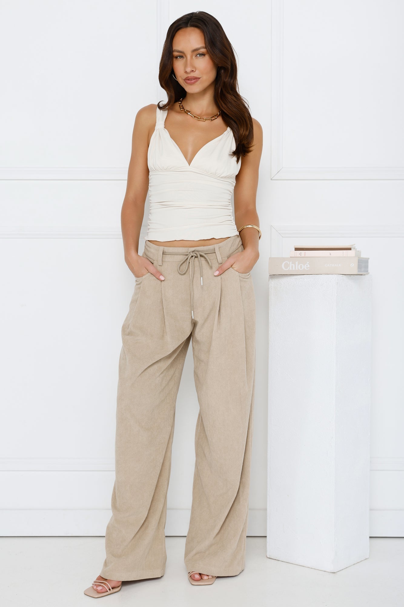 Salt And Sand Top Beige