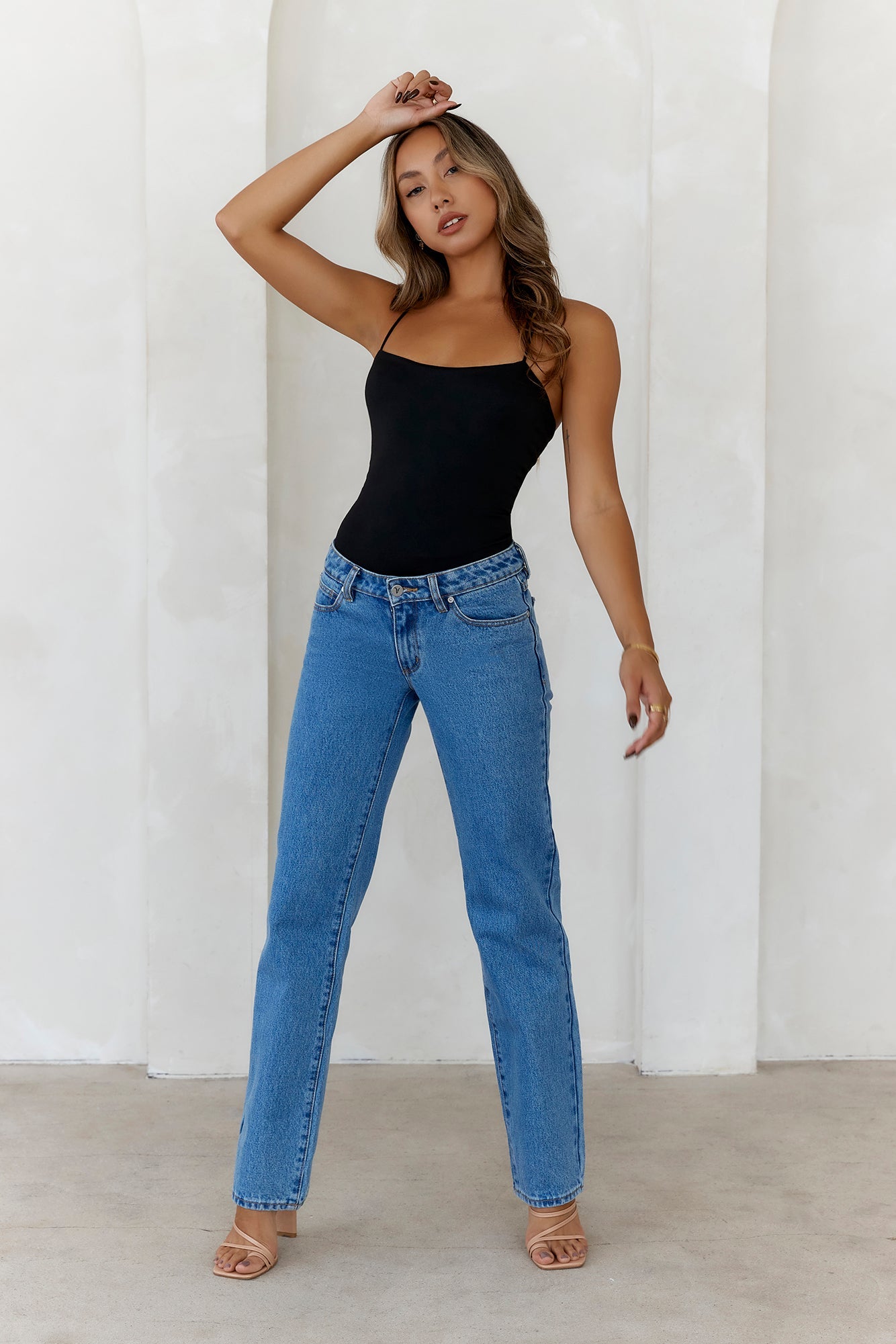 BASE Day To Night Longline Top Black