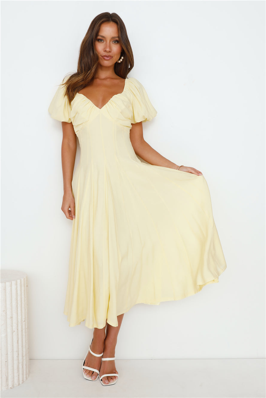 Relaxing Days Maxi Dress Yellow