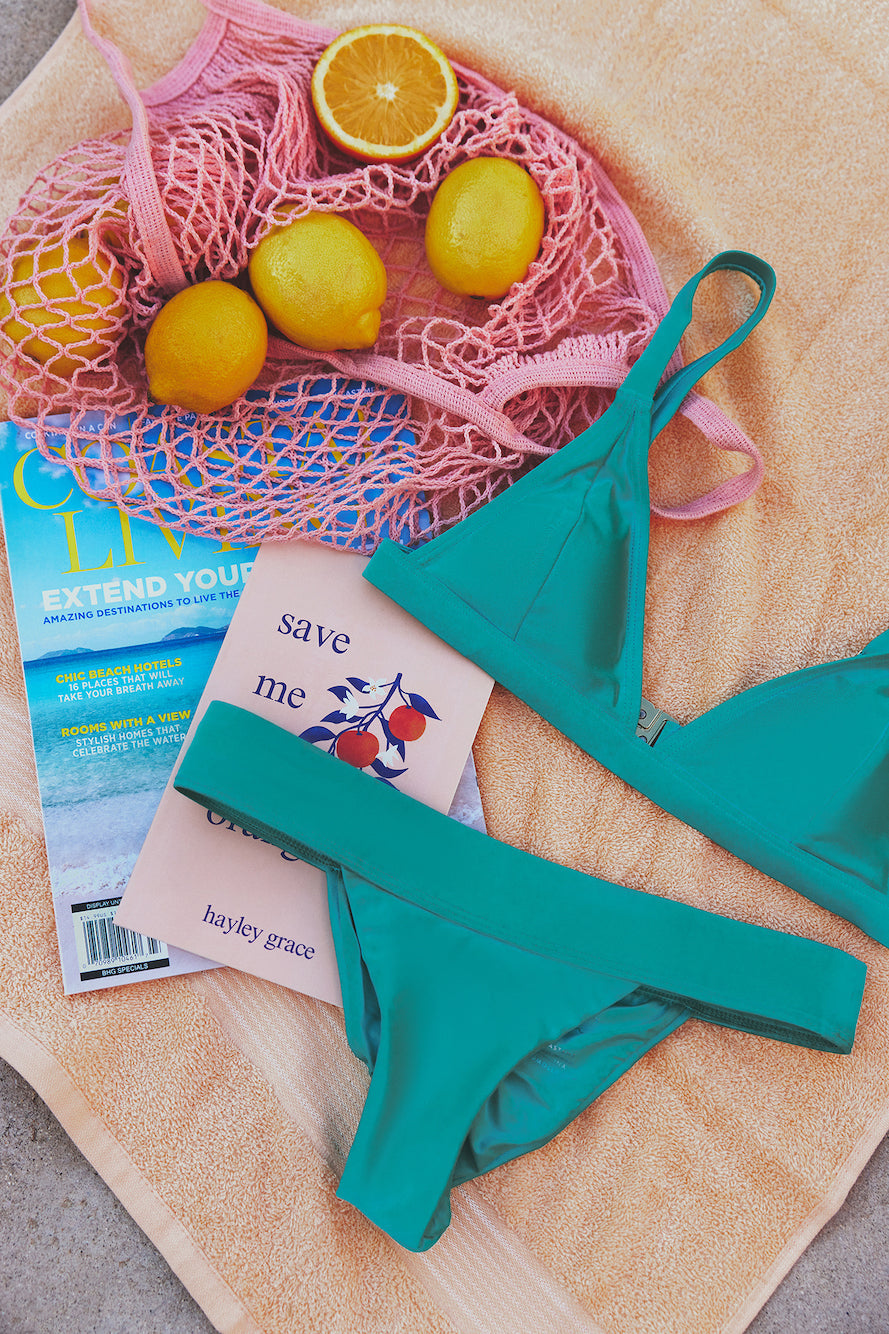 Bay Breeze Swim Top Green