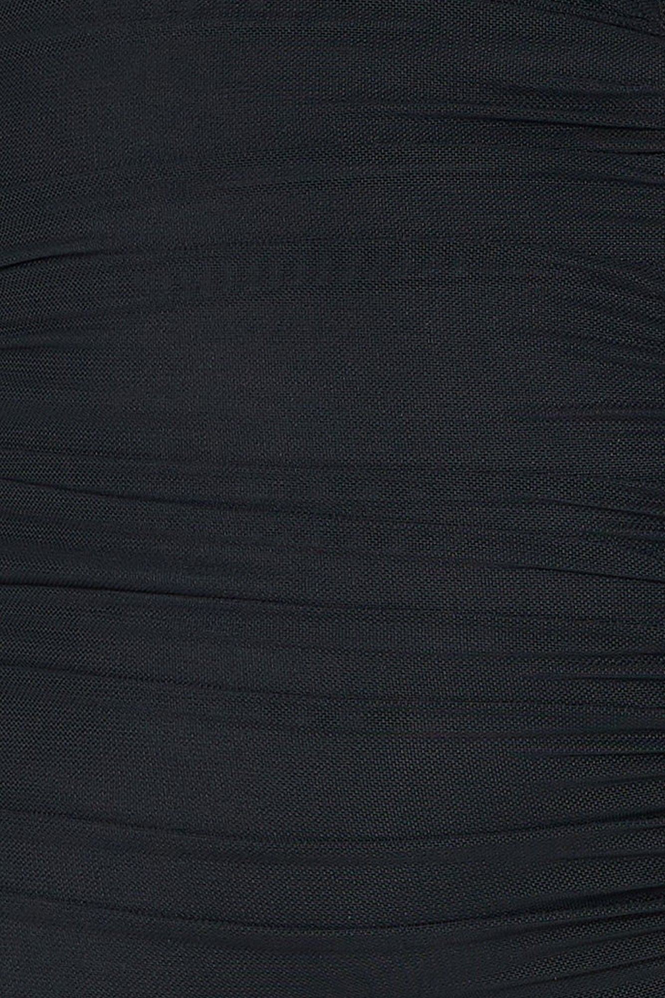 Tango Tease Strapless Mesh Mini Dress Black