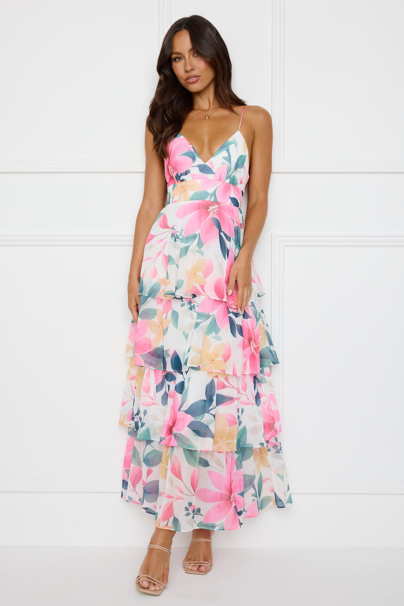 Soft Sophistication Maxi Dress Pink