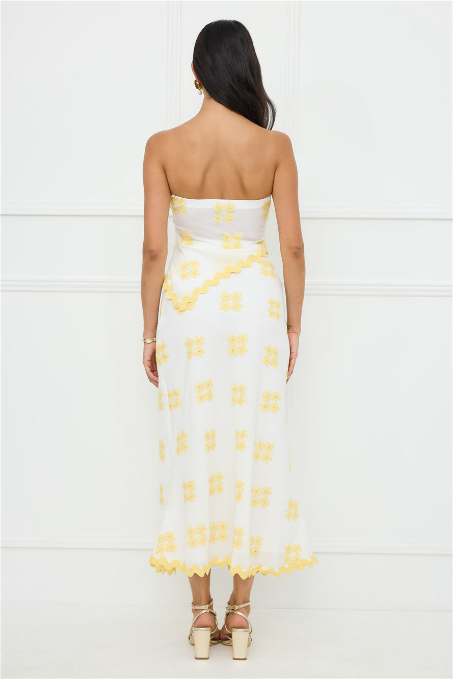 Desert Daze Maxi Skirt White