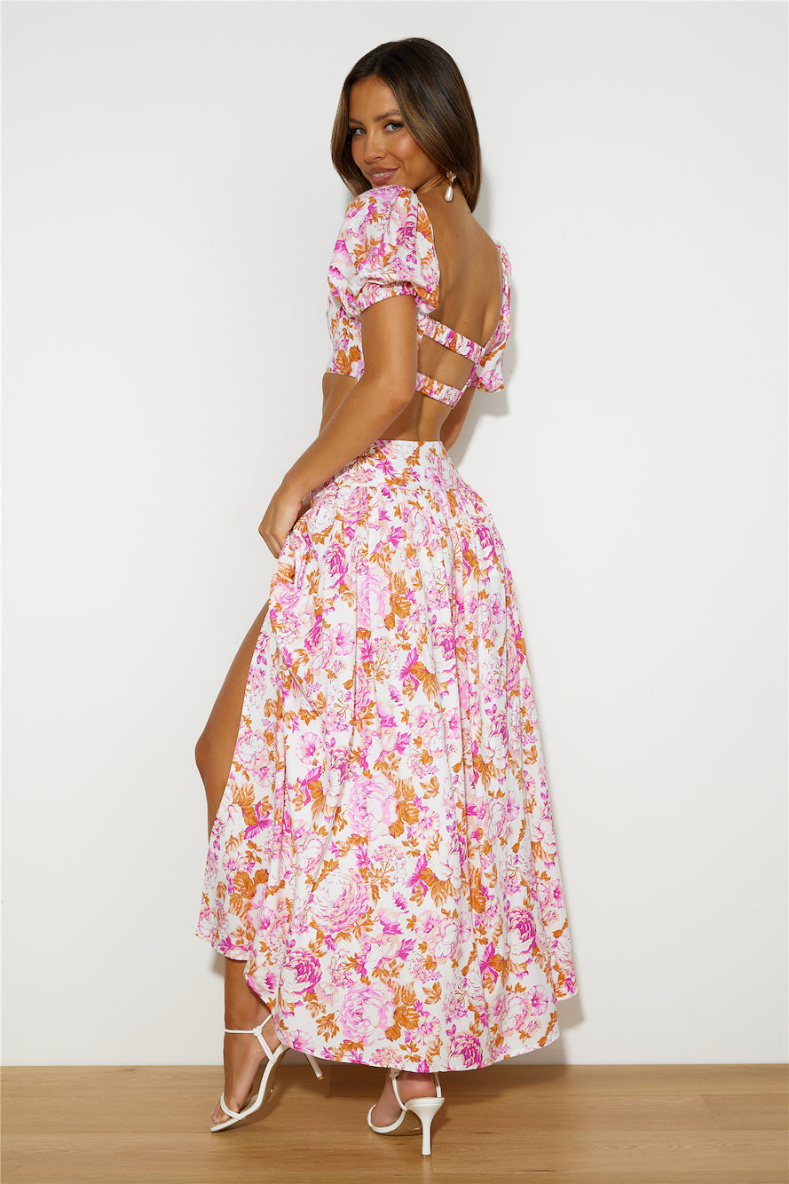 Her Vibe Crop Top Pink