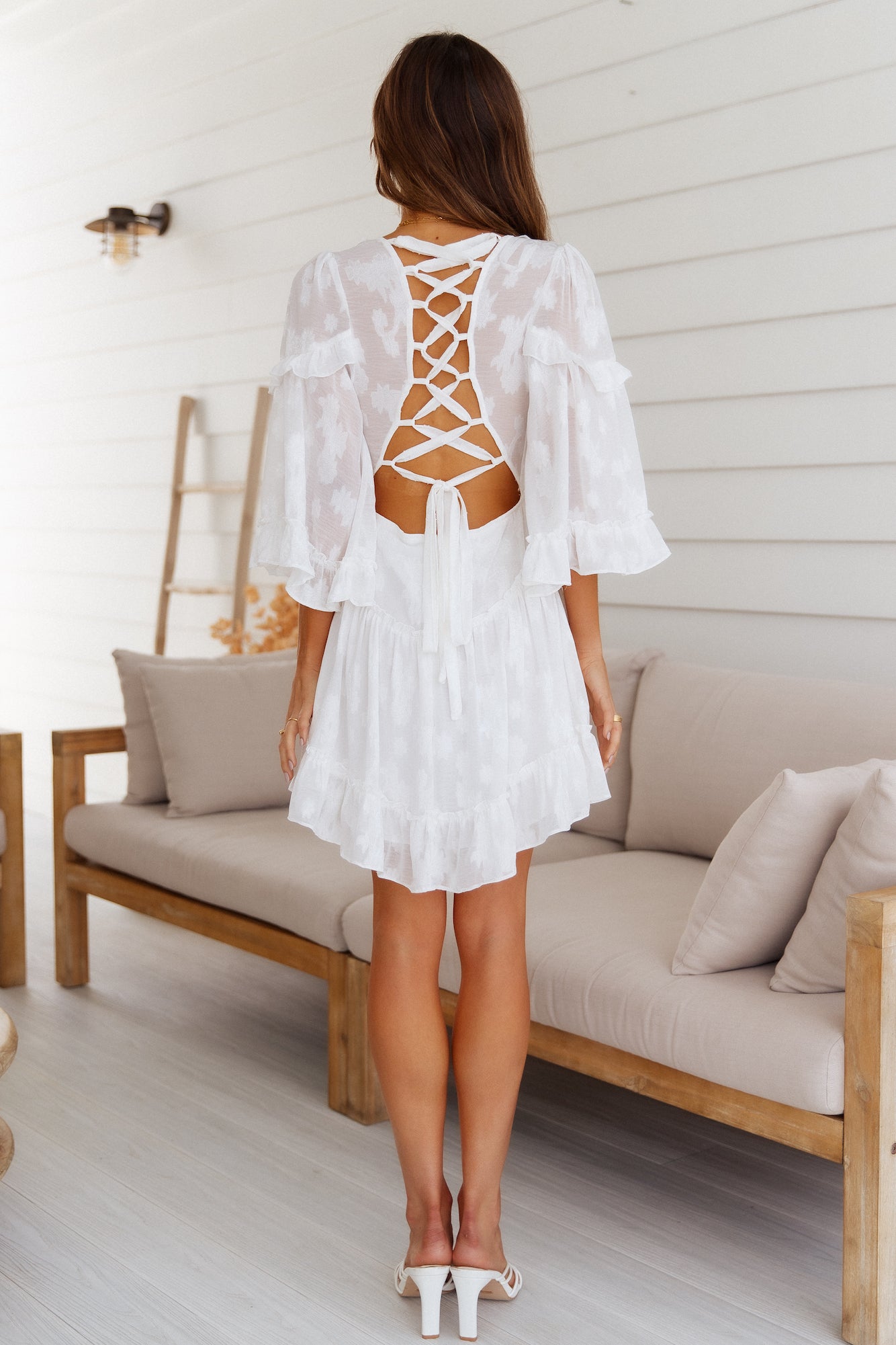 Gorgeous Girl Dress White
