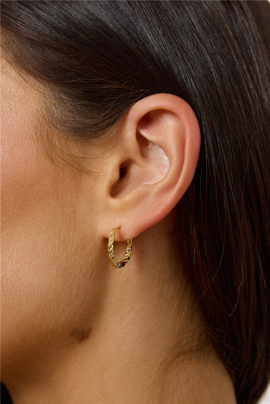Adele Hoop Earrings Gold