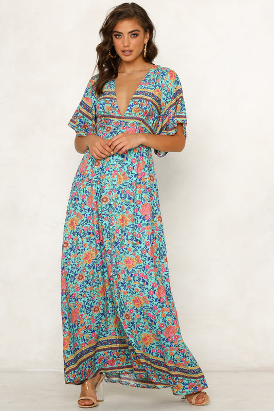 Montalvo Maxi Dress Turquoise