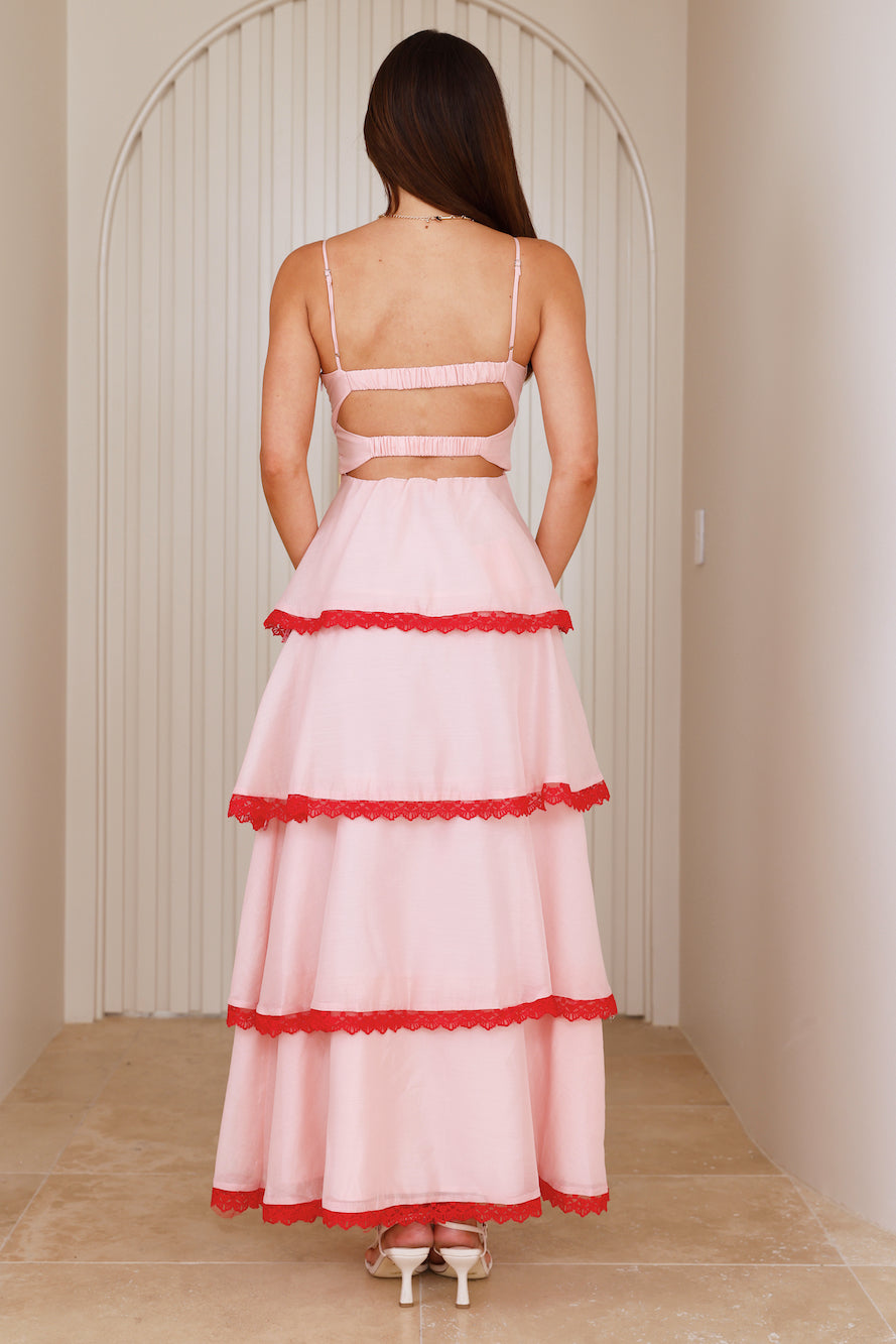 Ethereal Magic Maxi Dress Pink