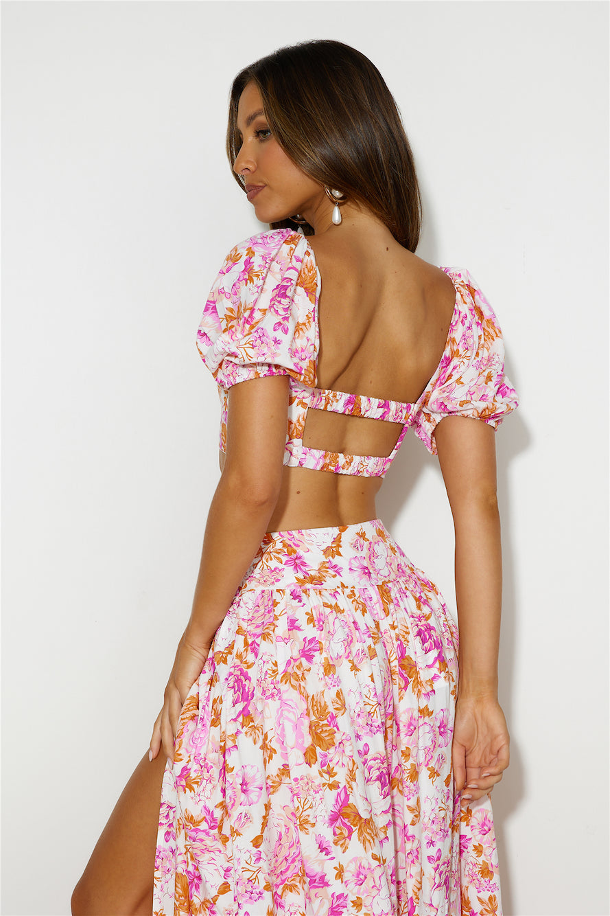 Her Vibe Crop Top Pink