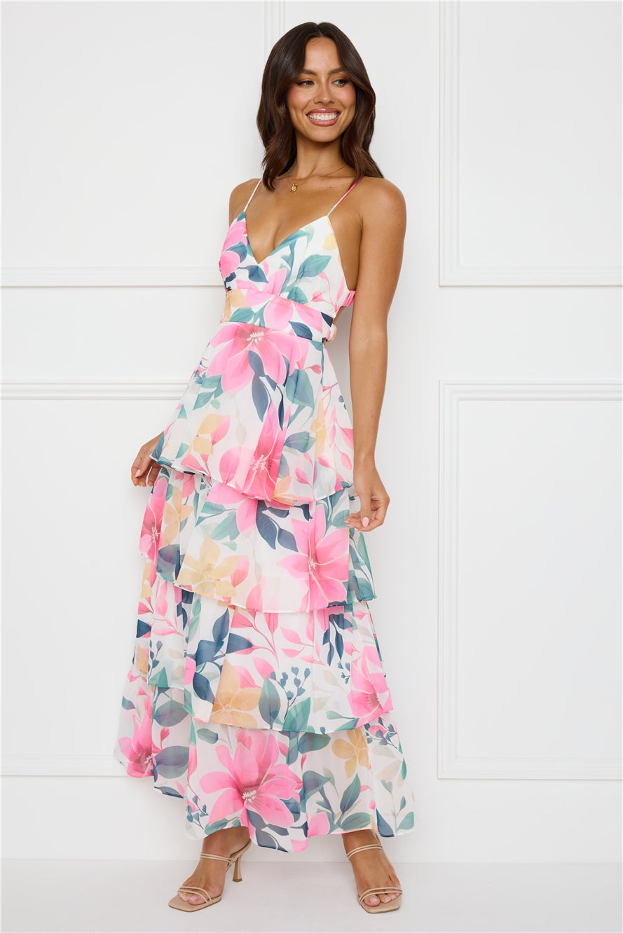 Soft Sophistication Maxi Dress Pink