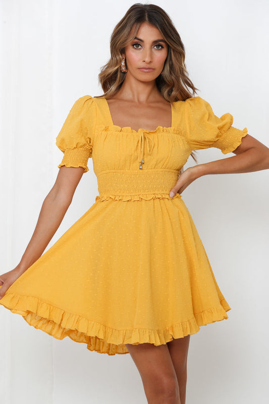 Holland Houses Dress Mustard