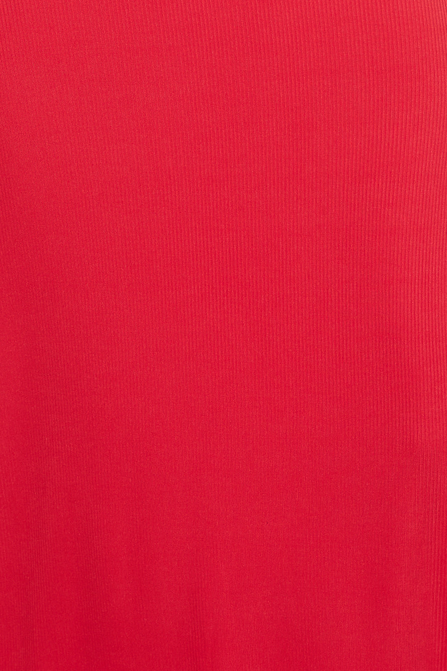 Sandy Retreats Maxi Dress Red