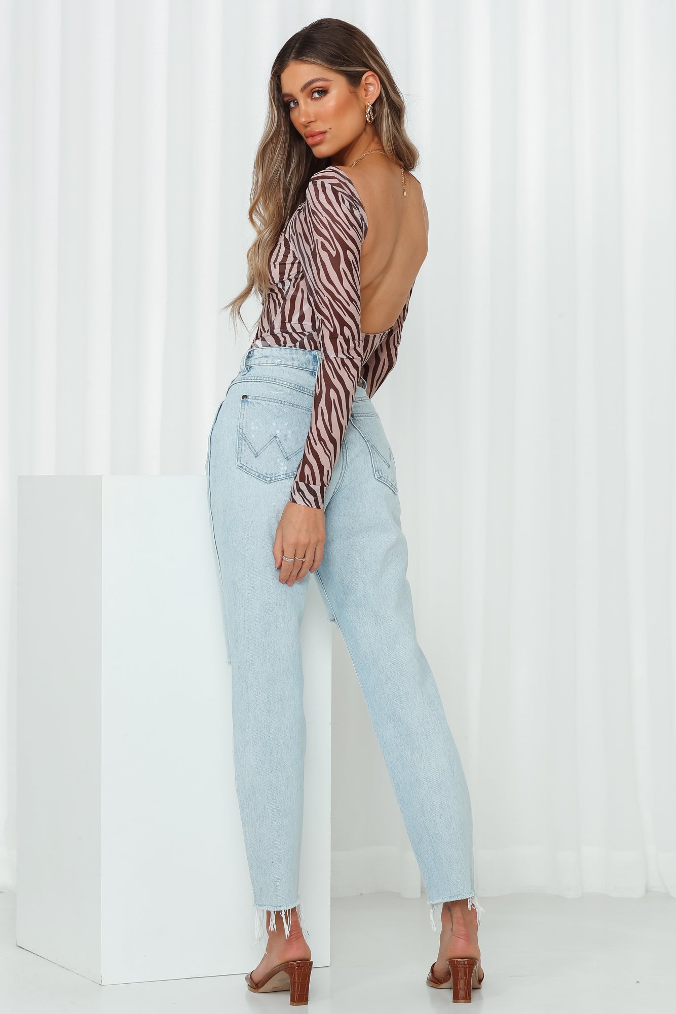 WRANGLER Drew Jeans Blue Chain