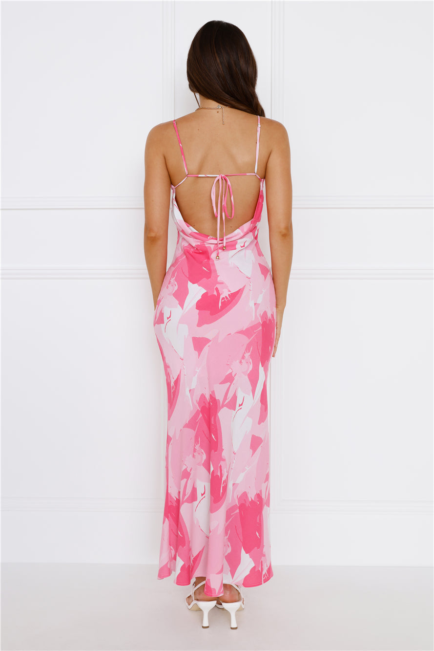 Soft Music Maxi Dress Pink