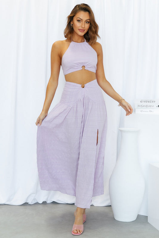 Sunlight Moments Maxi Skirt Purple
