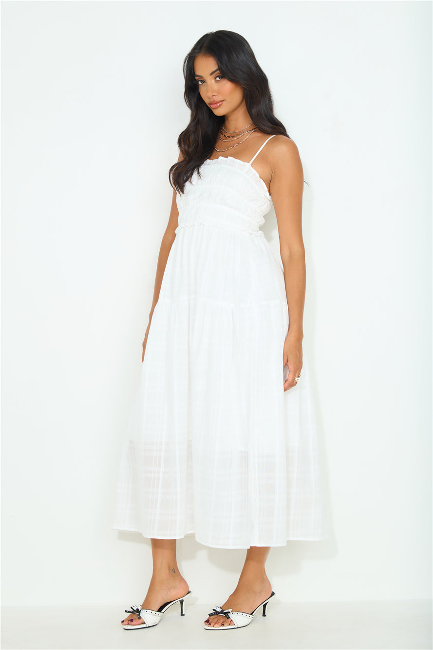 Resetting Midi Dress White