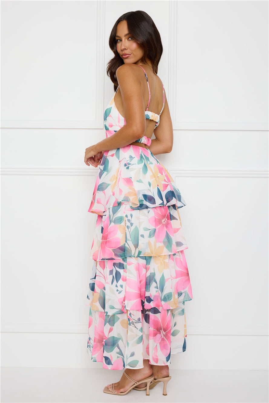 Soft Sophistication Maxi Dress Pink