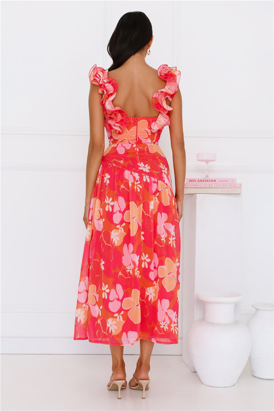 Inspired By Dreams Maxi Dress Orange