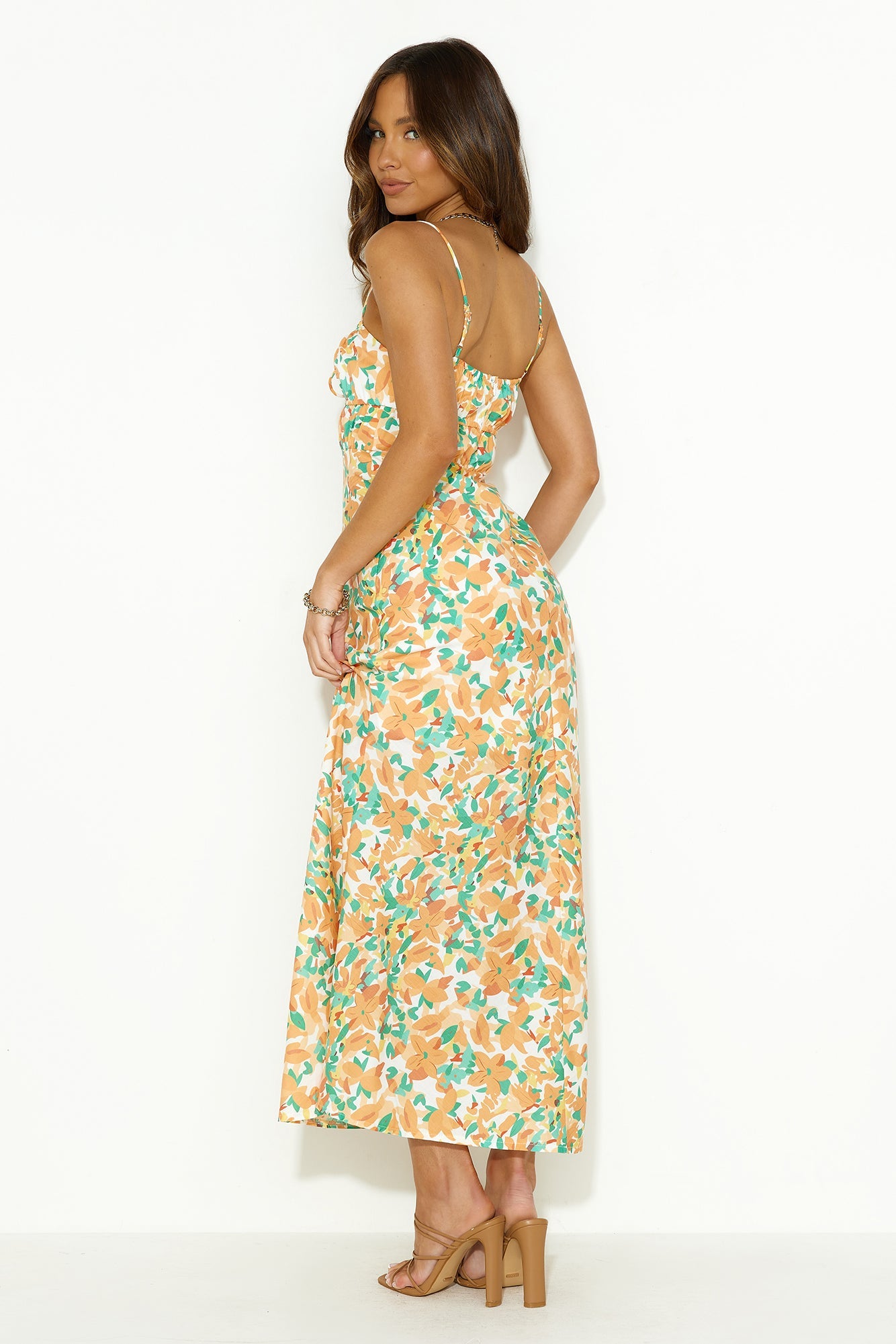Zesty Fresh Maxi Dress Orange
